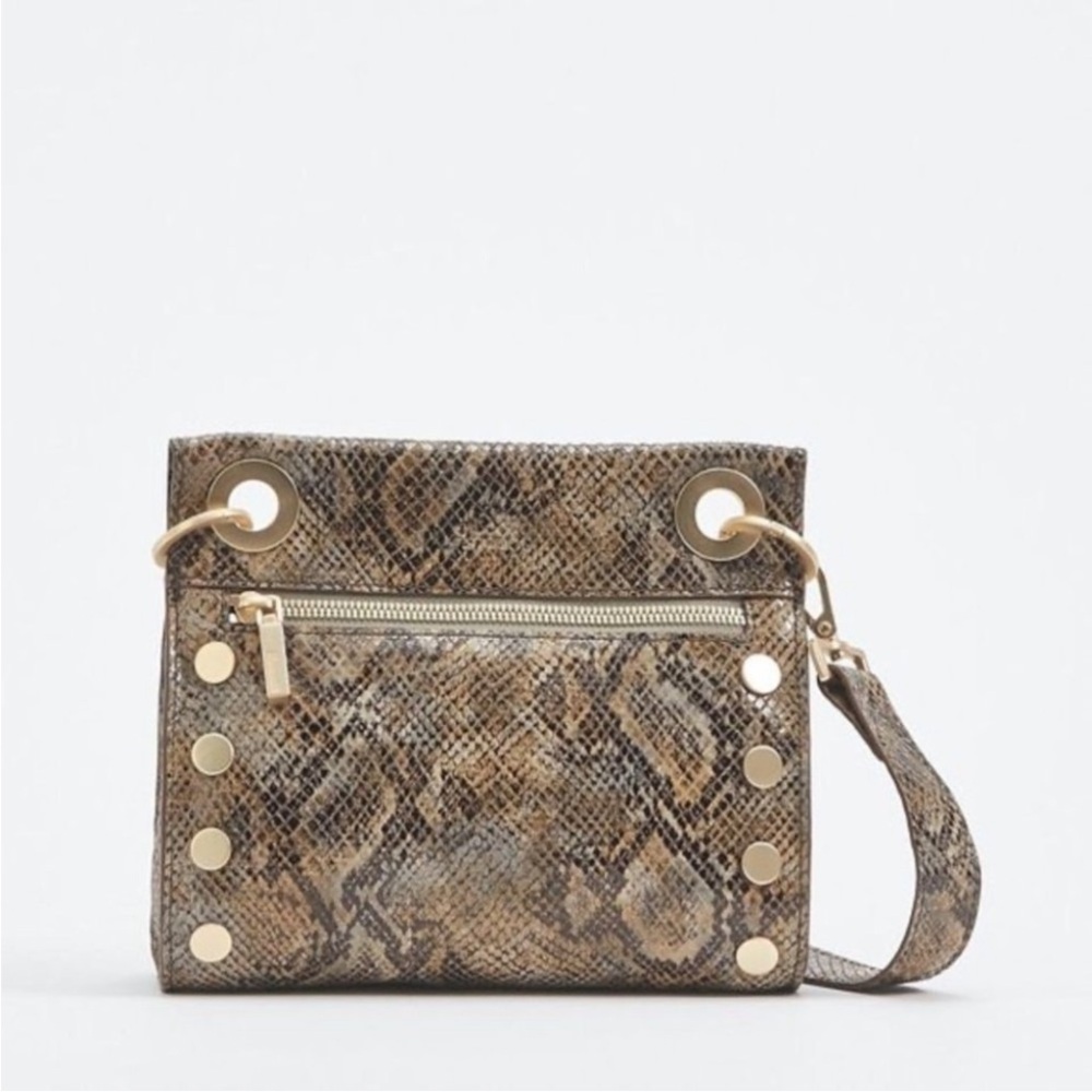 Hammitt Bag Crossbody Tony Limestone Snakeskin Gold Hardware Small